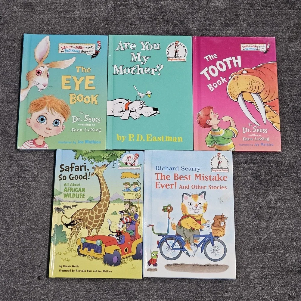 Lot Of‎ 5 Dr Seuss Book Hardcover Beginner Books